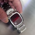 COMMODORE AUTHENTIC VINTAGE 1970s RED DISPLAY LED WATCH MINT CONDITION NOS