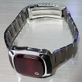 COMMODORE AUTHENTIC VINTAGE 1970s RED DISPLAY LED WATCH MINT CONDITION NOS
