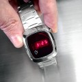COMMODORE AUTHENTIC VINTAGE 1970s RED DISPLAY LED WATCH MINT CONDITION NOS
