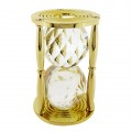 CRYSTAL HOUR GLASS MINIATURE DESK CLOCK DECORATIVE COLLECTIBLE GIFT