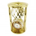 CRYSTAL HOUR GLASS MINIATURE DESK CLOCK DECORATIVE COLLECTIBLE GIFT