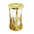 CRYSTAL HOUR GLASS MINIATURE DESK CLOCK DECORATIVE COLLECTIBLE GIFT