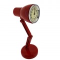 DESK LAMP MINIATURE OFFICE WORKSPACE FURNITURE COLLECTIBLE MINI CLOCK GIFT