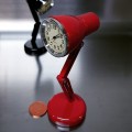 DESK LAMP MINIATURE OFFICE WORKSPACE FURNITURE COLLECTIBLE MINI CLOCK GIFT