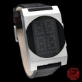 white dot matrix led watch - digitbeat