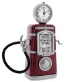 GAS PUMP MINIATURE VINTAGE STYLE PETROL COLLECTIBLE MINI CLOCK 