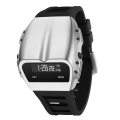 GLADIATOR DRIVERS STYLE 1970s RETRO OLED WATCH - White Display