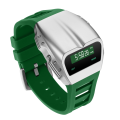 GLADIATOR DRIVERS STYLE 1970s RETRO OLED WATCH - White / Green