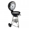BARBECUE GRILL MINIATURE COLLECTIBLE DESK CLOCK