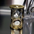 CRYSTAL HOUR GLASS MINIATURE DESK CLOCK DECORATIVE COLLECTIBLE GIFT