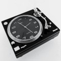 Turntable record player miniature desk clock
