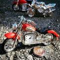 MOTORCYCLE MINIATURE INDIAN STYLE MOTORBIKE COLLECTIBLE MINI CLOCK GIFT IDEA