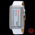 LED Watch - 01 THE ONE - IBIZA RIDE - White Leather