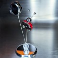 LADYBUG & FLOWER MINIATURE DESK CLOCK