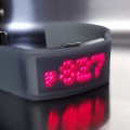 MATRIX CUFF - VERY RARE VINTAGE SCROLLING LED WATCH IN TRANSLUCENT GEL CASE