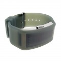 MATRIX CUFF - VERY RARE VINTAGE SCROLLING LED WATCH IN TRANSLUCENT GEL CASE