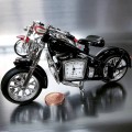 VINTAGE CLASSIC MOTORCYCLE MINI DESK CLOCK COLLECTIBLE GIFT