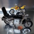 STREET MOTORCYCLE MINIATURE DESK CLOCK