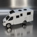 MOTORHOME MINI CLOCK MINIATURE VACATION TRAVEL CARAVAN
