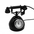 VINTAGE PHONE MINIATURE CLOCK DIE-CAST COLLECTIBLE FIGURINE
