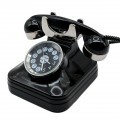 Miniature Vintage TELEPHONE Collectible Desktop Clock