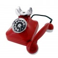 RETRO TELEPHONE VINTAGE STYLE MINIATURE PHONE COLLECTIBLE MINI CLOCK GIFT