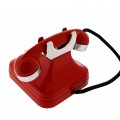 RETRO TELEPHONE VINTAGE STYLE MINIATURE PHONE COLLECTIBLE MINI CLOCK GIFT
