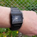 LWS SHADOW WATCH STAINLESS STEEL DUAL TIMEZONE HYBRID ANALOG LED UNISEX JAPANESE WATCHES 
