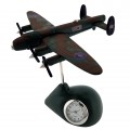 LANCSTER MINIATURE BRITISH BOMBER PLANE COLLECTIBLE AIRPLANE MINI CLOCK