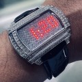 STORM ANKARA - Silver Metal / Black Leather