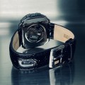 STORM ANKARA - Silver Metal / Black Leather