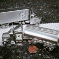 TRACTOR TRUCK MINIATURE HWY TANKER SLEEPER VEHICLE COLLECTIBLE DESKTOP MINI CLOCK 
