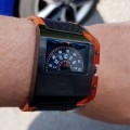01 THE ONE EDGE WATCH JUMP HOUR ROTATING DISC HANDLESS DESIGNER WATCHES