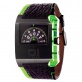 01 THE ONE EDGE WATCH JUMP HOUR ROTATING DISC HANDLESS DESIGNER WATCHES