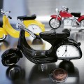 MOPED SCOOTER MINIATURE VESPA COLLECTIBLE MINI CLOCK DESKTOP GIFT