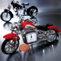 TINY INDIAN STYLE MOTORCYCLE DESK CLOCK 